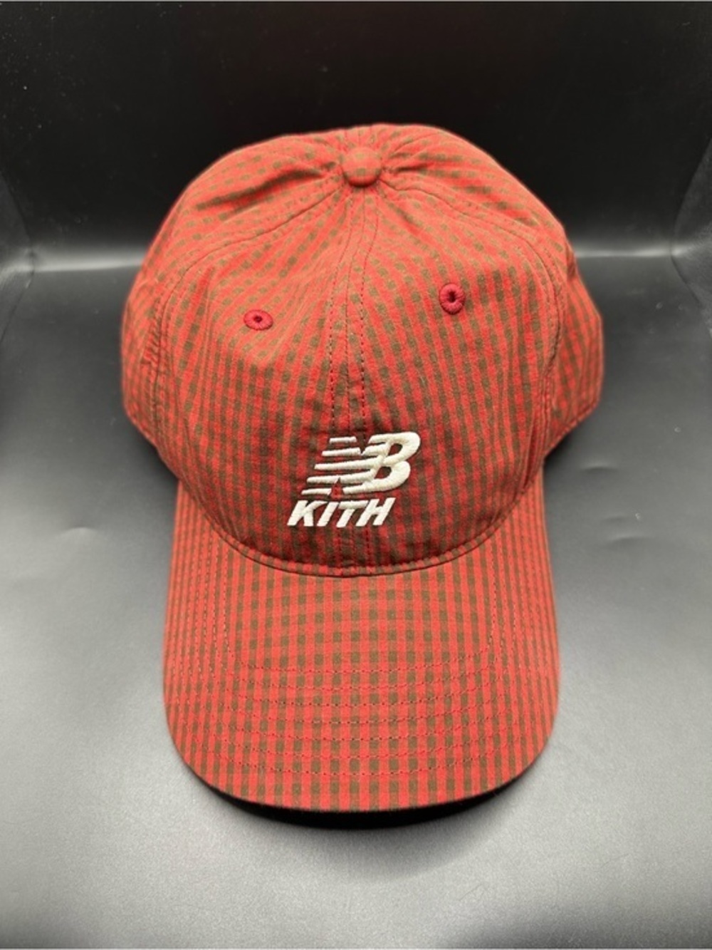 Kith x New Balance Plaid Baseball Cap NWOT